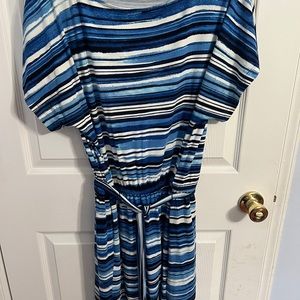 Chicos Blue/White Dress size 2
